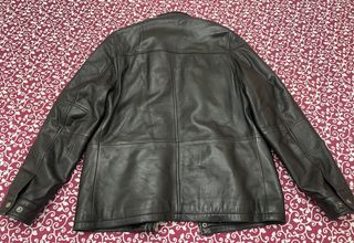 Chaqueta de piel Emidio Tucci negra