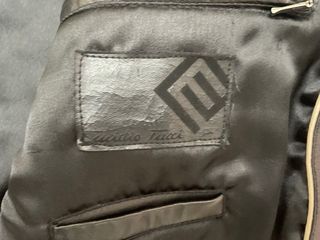 Chaqueta de piel Emidio Tucci negra