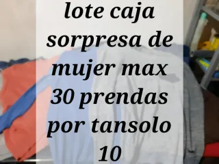 Lote Caja Sorpresa Mujer Max 30 Prendas
