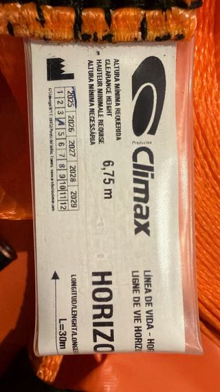 Línea de vida Climax Horizont Complet 30M