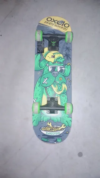 Patinete Negro y Verde