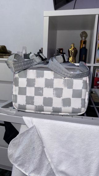 Mochila Sprayground Shark Central Gris/Rosa