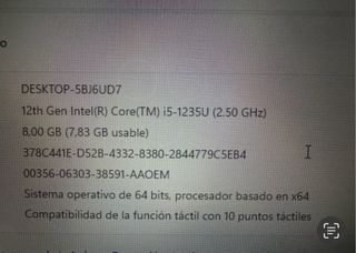 MICROSOFT SURFACE LAPTOP GO 3 I5 8GB 256GB