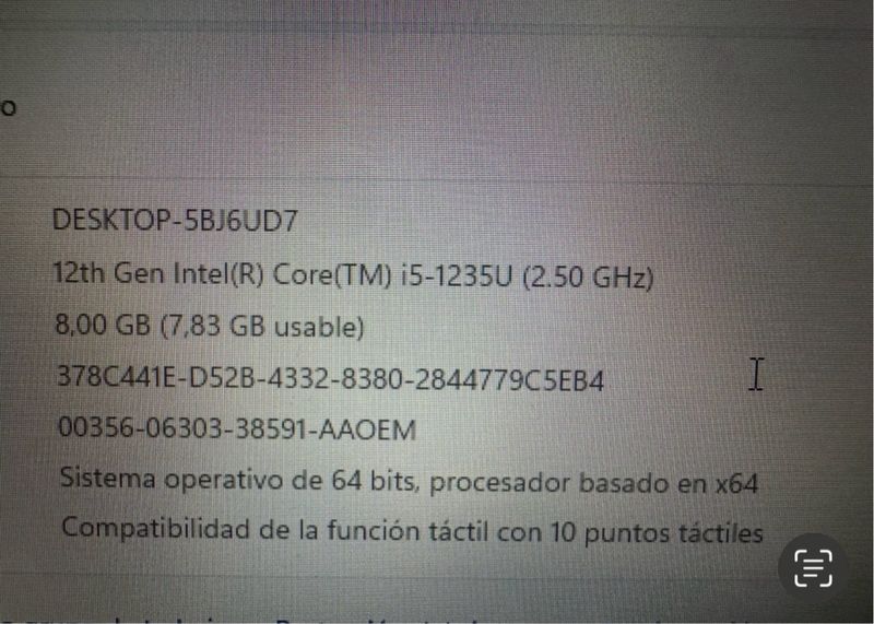 MICROSOFT SURFACE LAPTOP GO 3 I5 8GB 256GB afbeelding 4