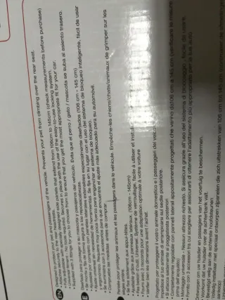 Barrera separadora para perros SWISS DRIVE