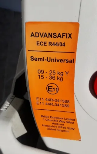 Silla coche Britax Römer Advansafix