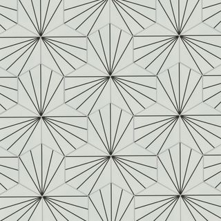 Baldosas decorativas estilo abanico