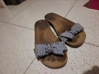 Chanclas Pull&Bear piel talla 37