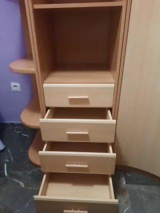 Armario modular de madera