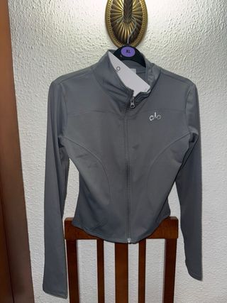 Alo Yoga Sudadera Deportiva Gris Talla M