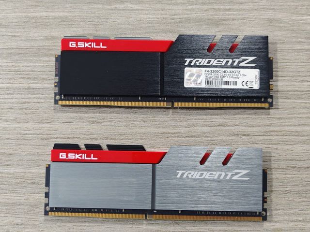 2x16GB G.Skill TridentZ DDR4 32GB 3200 CL14