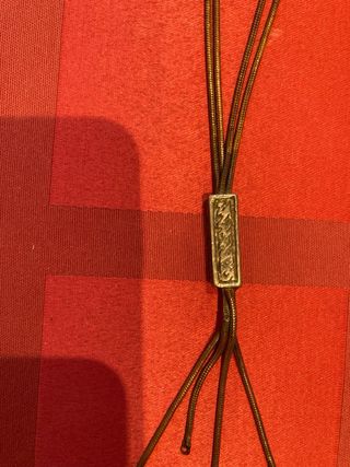 Collar étnica plateado con colgantes