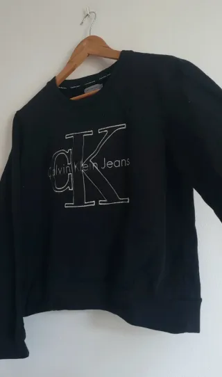 Sudadera Calvin Klein Jeans Mujer Retro