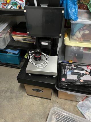 Báscula comercial con pantalla