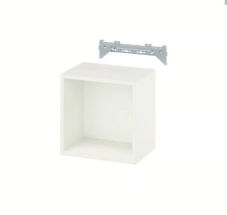 Mueble almacenaje EKET IKEA blanco con riel