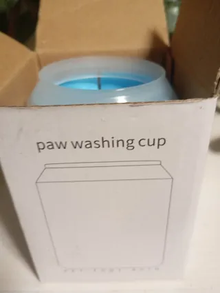 Taza para lavar patas de perro
