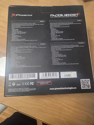 Cascos Gaming XPhoenix Factor Retroiluminados