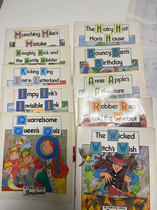 Libros niños en inglés (Letterland)
