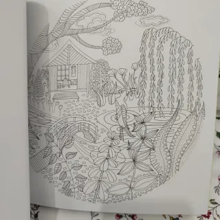 Libro antiestrés para colorear jardines Zen