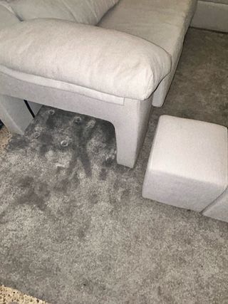 Sofá modular gris claro