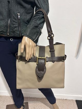Borsa Vintage Mulberry Egin Beige e Marrone