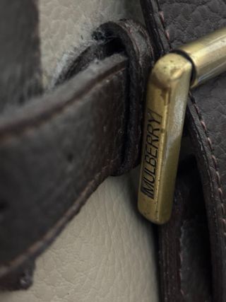 Borsa Vintage Mulberry Egin Beige e Marrone