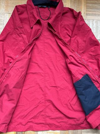 Chubasquero Hombre Rojo