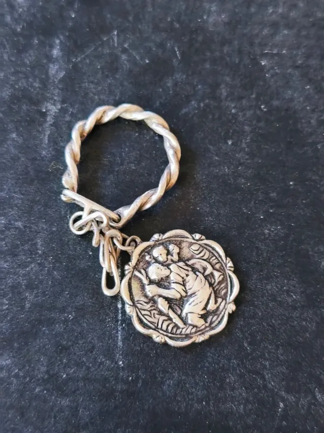 Llavero Plata Ley y Abridor Colección alpaca