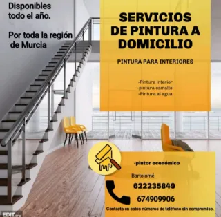 Servicios de pintura económicos.
