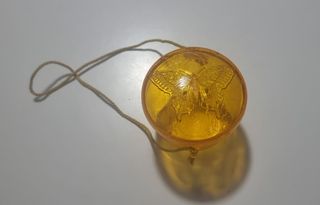 Cajita Guarda ovillos con cuerda y tapa