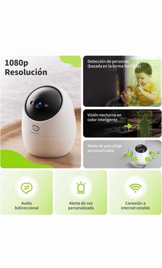 Cámara Seguridad Interior Beans View 1080P