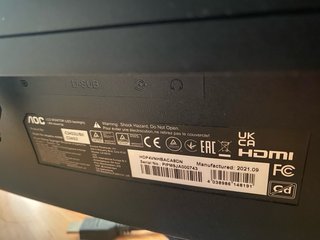 Monitor Gaming AOC Negro y Rojo