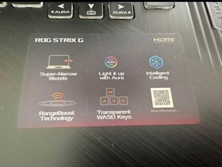 Asus ROG STRIX i7 16GB RAM 512GB SSD GTX1650