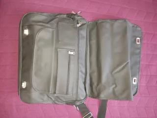 Borsa a cartella uomo nera