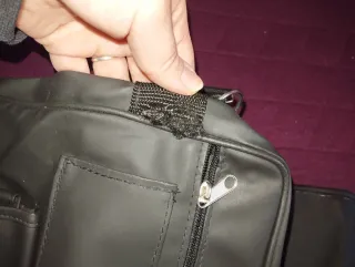 Borsa a cartella uomo nera