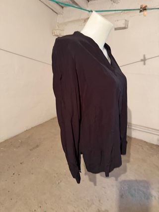 Camiseta Tommy Hilfiger Negra Manga Larga