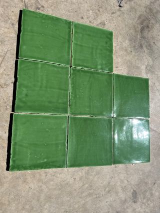 Baldosas verdes 13x13