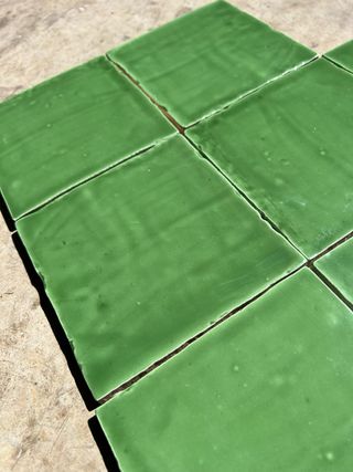 Baldosas verdes 13x13
