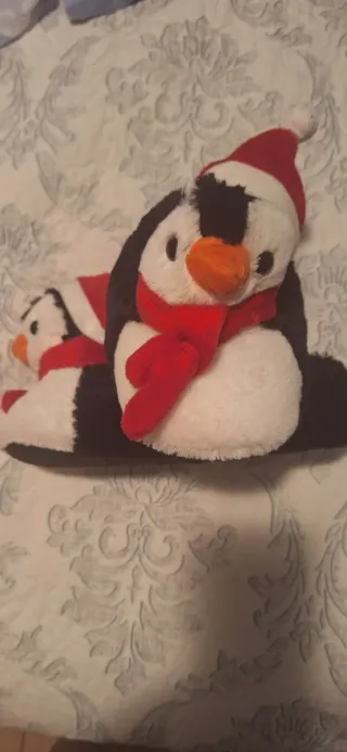 Pantuflas Pingüino Navideñas Nuevas