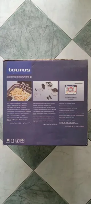 Freidora Taurus Profesional 2L-(Solo En Madrid)-