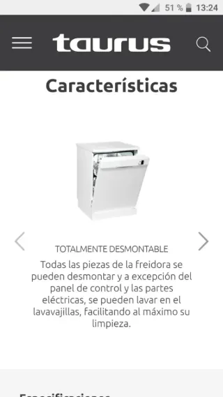 Freidora Taurus Profesional 2L-(Solo En Madrid)-