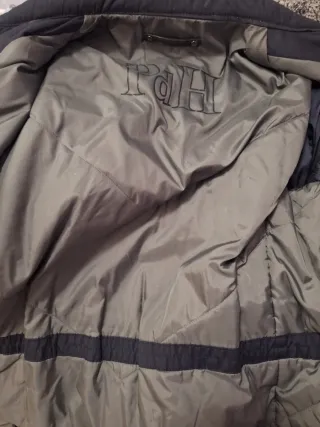 Cazadora tres cuartos azul