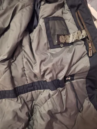 Cazadora tres cuartos azul