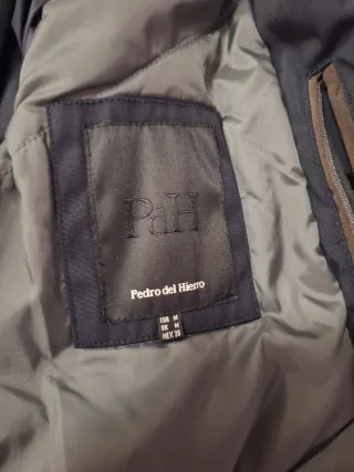 Cazadora tres cuartos azul