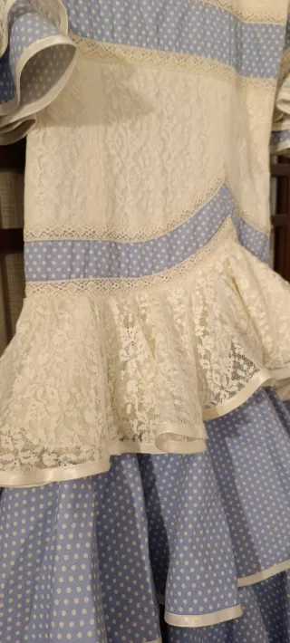 Traje Flamenca Niña Talla 7-8 Años