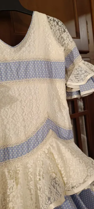 Traje Flamenca Niña Talla 7-8 Años