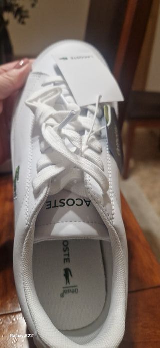 Zapatillas Lacoste Blancas Talla 38 Mujer