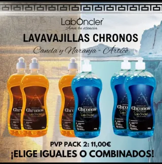Lavavajillas Chronos Canela y Naranja y artico