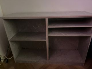 Mueble Estantería Madera efecto marmol