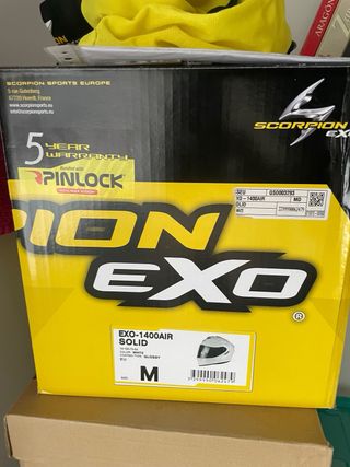 ÚLTIMA SEMANA Casco Scorpion EXO-1400 AIR Blanco